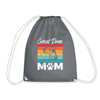 Great Dane Gifts - Turnbeutel - Grau - Vorne