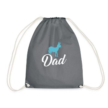 Cadeaux d’amoureux de l’âne - Sac de sport léger - gris - Devant