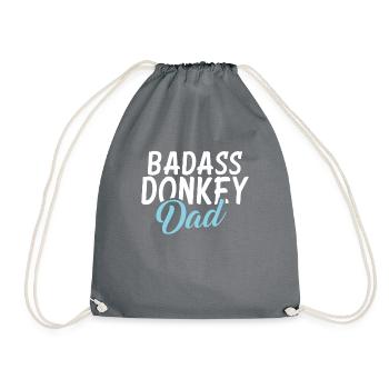 Cadeaux d’amoureux de l’âne - Sac de sport léger - gris - Devant