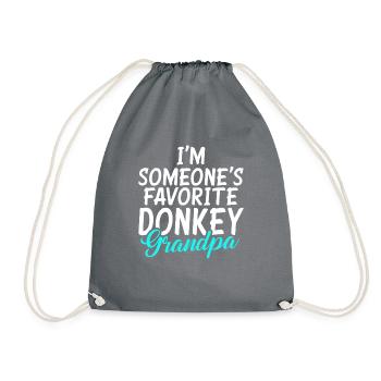 Donkey Lover Gifts - Turnbeutel - Grau - Vorne