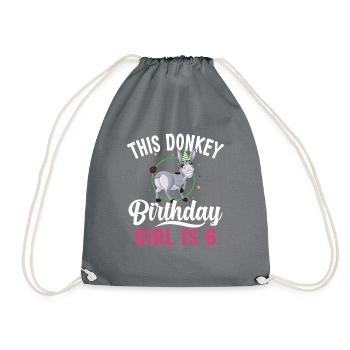 Donkey Lover Gifts - Turnbeutel - Grau - Vorne