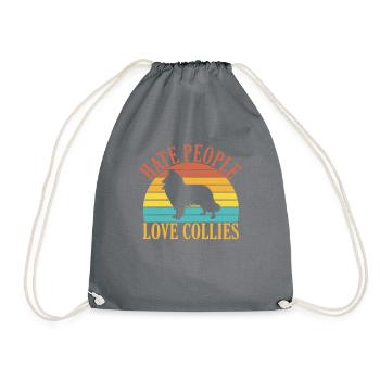 Cadeaux Collie - Sac de sport léger - gris - Devant
