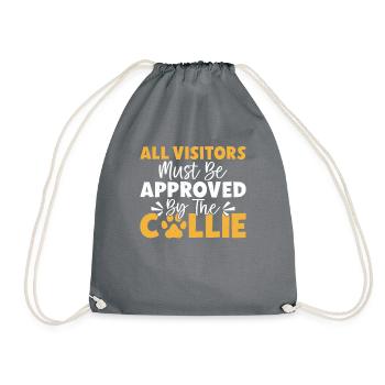 Cadeaux Collie - Sac de sport léger - gris - Devant