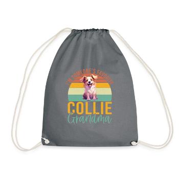 Cadeaux Collie - Sac de sport léger - gris - Devant