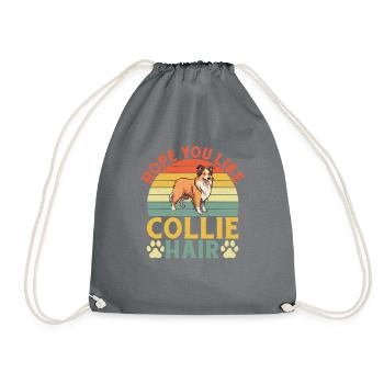 Cadeaux Collie - Sac de sport léger - gris - Devant