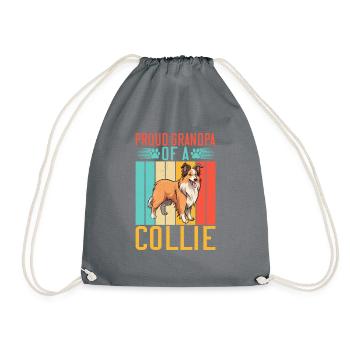 Cadeaux Collie - Sac de sport léger - gris - Devant