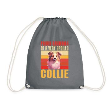 Cadeaux Collie - Sac de sport léger - gris - Devant