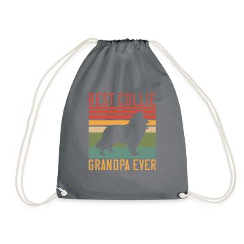 Cadeaux Collie - Sac de sport léger - gris - Devant