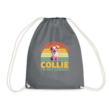 Cadeaux Collie - Sac de sport léger - gris - Devant