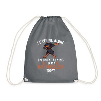 Rottweiler Gifts - Turnbeutel - Grau - Vorne
