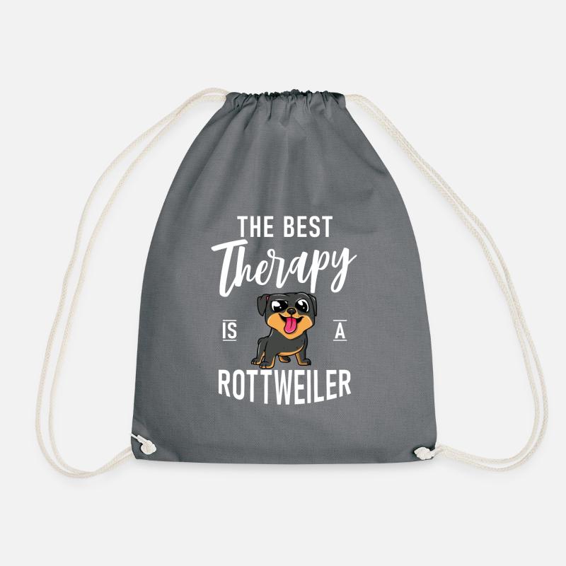 Rottweiler Gifts - Turnbeutel - Grau