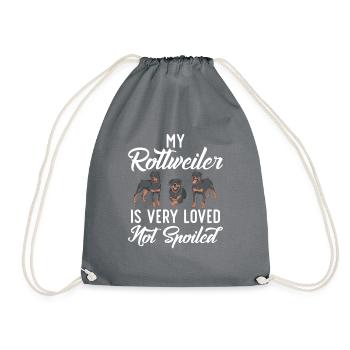 Cadeaux Rottweiler - Sac de sport léger - gris - Devant
