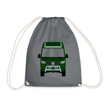 Sprinter W907 W910 vorn Front 4x4 Silhouette Umris - Drawstring Bag - grey - Front
