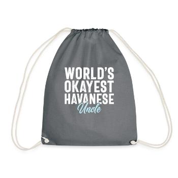 Gifts for Havanese Dog Lovers - Turnbeutel - Grau - Vorne