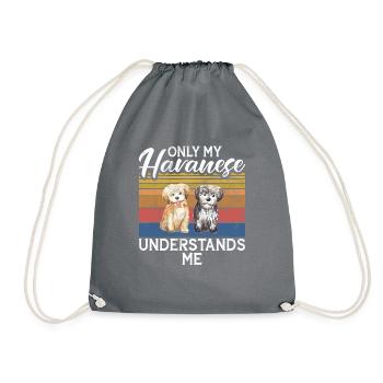 Gifts for Havanese Dog Lovers - Turnbeutel - Grau - Vorne