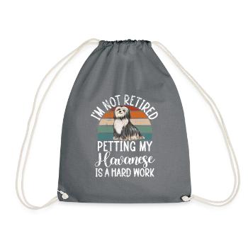 Gifts for Havanese Dog Lovers - Turnbeutel - Grau - Vorne