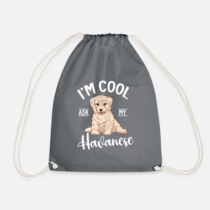 Gifts for Havanese Dog Lovers - Turnbeutel - Grau