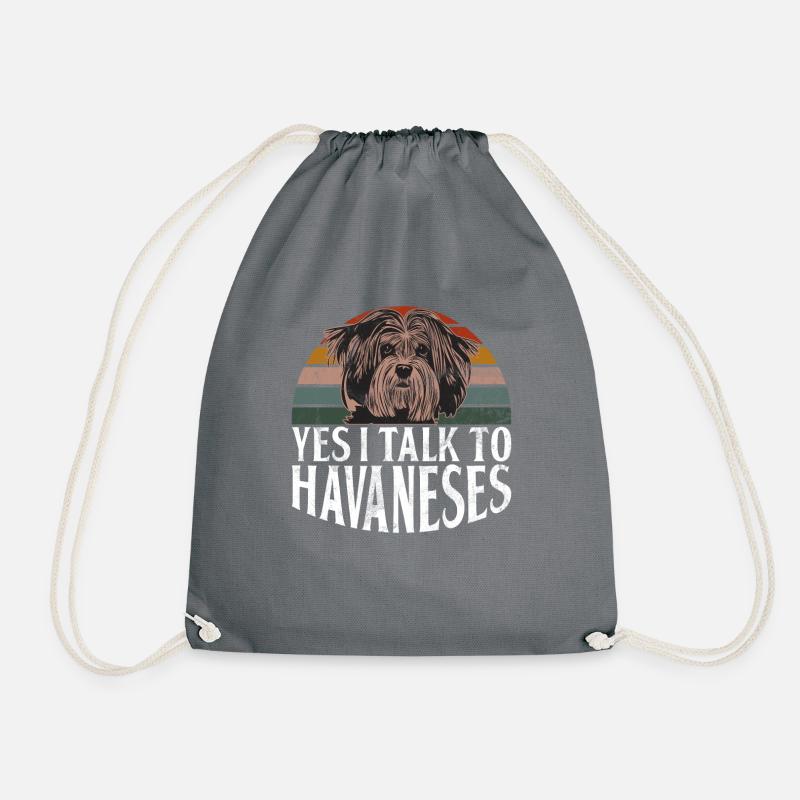 Gifts for Havanese Dog Lovers - Turnbeutel - Grau
