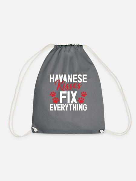 Gifts for Havanese Dog Lovers - Turnbeutel - Grau