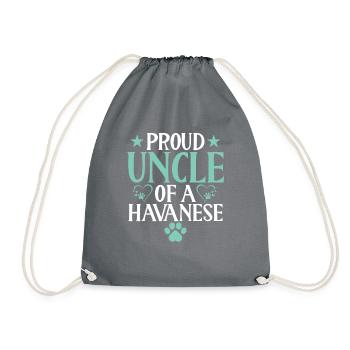 Gifts for Havanese Dog Lovers - Turnbeutel - Grau - Vorne