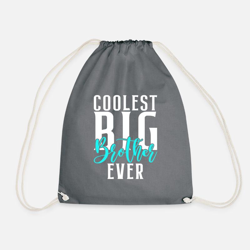 Big Brother Gift - Turnbeutel - Grau
