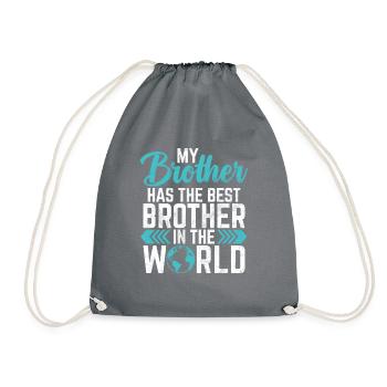 Brother Gifts - Turnbeutel - Grau - Vorne
