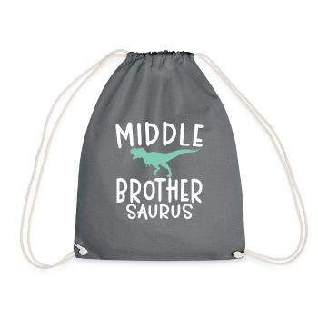 Cadeaux du frère du milieu - Sac de sport léger - gris - Devant