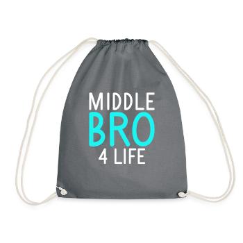 Cadeaux du frère du milieu - Sac de sport léger - gris - Devant