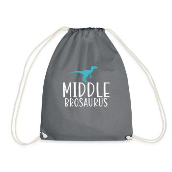 Cadeaux du frère du milieu - Sac de sport léger - gris - Devant