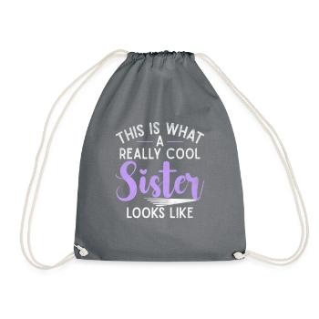 Sister Gifts - Turnbeutel - Grau - Vorne