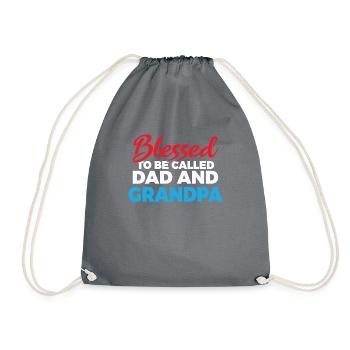 Grandpa Gifts - Turnbeutel - Grau - Vorne