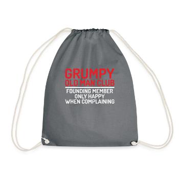 Grandpa Gifts - Turnbeutel - Grau - Vorne