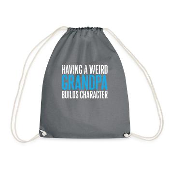 Grandpa Gifts - Turnbeutel - Grau - Vorne