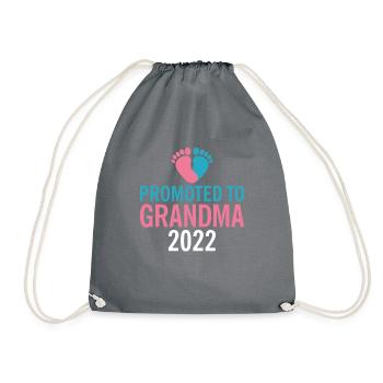 Cadeaux grand-mère - Sac de sport léger - gris - Devant