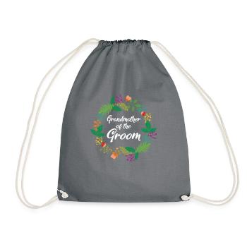 Cadeaux grand-mère - Sac de sport léger - gris - Devant