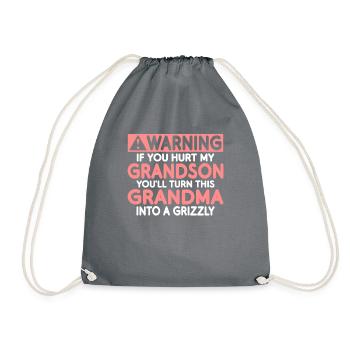Grandma Gifts - Turnbeutel - Grau - Vorne