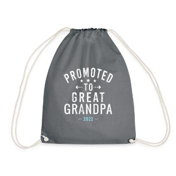 Cadeaux arrière-grand-père - Sac de sport léger - gris - Devant