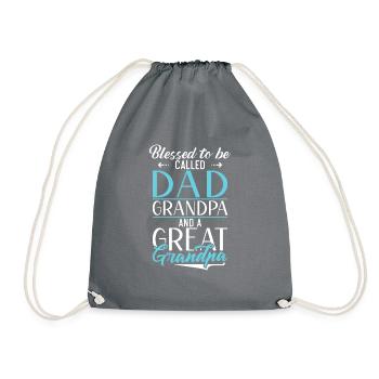 Cadeaux arrière-grand-père - Sac de sport léger - gris - Devant