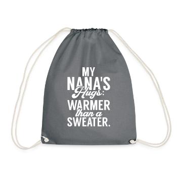 Nana Gifts - Turnbeutel - Grau - Vorne