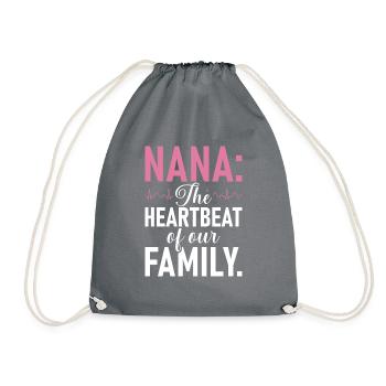 Nana Gifts - Turnbeutel - Grau - Vorne