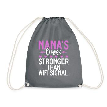 Nana Gifts - Turnbeutel - Grau - Vorne