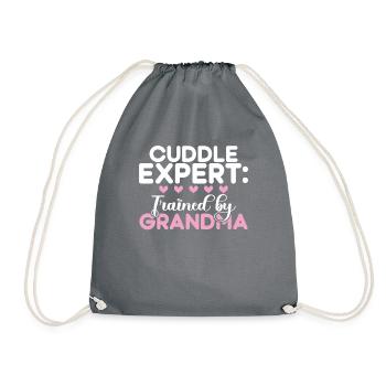 Granddaughter Gifts - Drawstring Bag - grey - Front