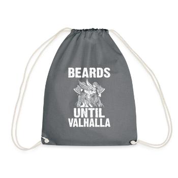 Giftidea Beard Men - Turnbeutel - Grau - Vorne