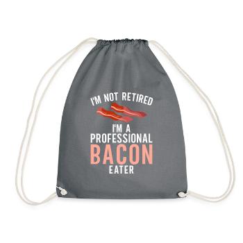 Retirement Gifts - Drawstring Bag - grey - Front