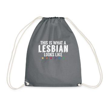Lesbian Gifts - Turnbeutel - Grau - Vorne