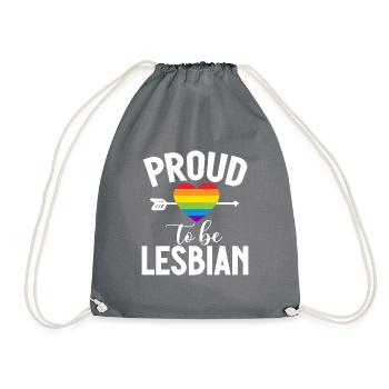 Lesbian Gifts - Turnbeutel - Grau - Vorne