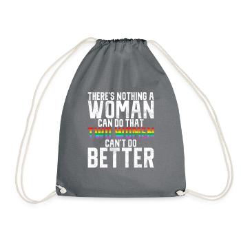 Lesbian Gifts - Turnbeutel - Grau - Vorne