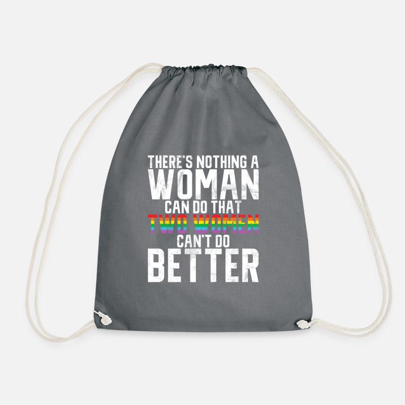 Lesbian Gifts - Turnbeutel - Grau