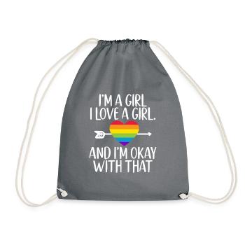 Lesbian Gifts - Turnbeutel - Grau - Vorne