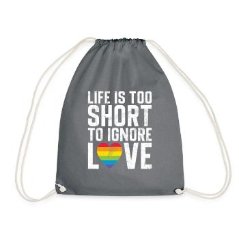 Lesbian Gifts - Turnbeutel - Grau - Vorne